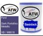 Preview: Ford, Dark Portofino Metallic, XB / M6618: 1L Lackdose, von ATW Autoteile West.